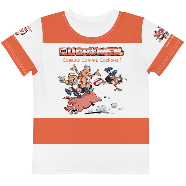 T-Shirt de Supporter Enfant : Copains Comme Cochons !