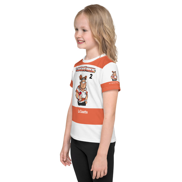 T-Shirt de supportrice Enfant : Paillar N°2 - La Couette