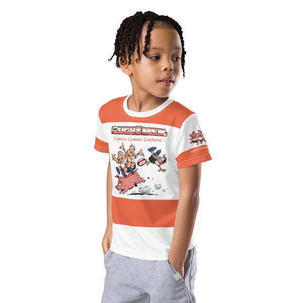 T-Shirt de Supporter Enfant : Copains Comme Cochons !