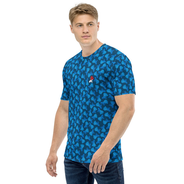 T-shirt souple - Homme : Motif Coq français Bleu